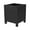 Black, variant on Tierra Verde 17-Inch x 17-Inch Flora Cube Planter Box for Patios or Decks, Black