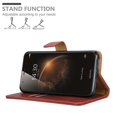thumbnail image 4 of Cadorabo Case for Huawei ASCEND G7 PLUS / G8 / GX8 Cover in WINE RED magnetic closure, 4 of 5