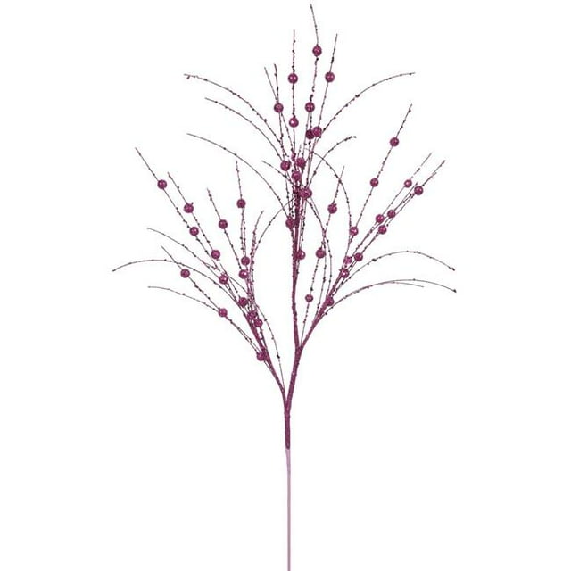Vickerman QG164209 Spray de Paillettes de Baies de Cerise - 35 Po - 6 par Sac