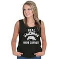 thumbnail image 4 of Real Unicorns Have Curves Rhinoceros Tank Top Tee Shirt Women Brisco Brands S, 4 of 6