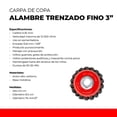 thumbnail image 4 of Carda ESMERILADORA SENELEC Copa alambre trenzado 8590, 4 of 5