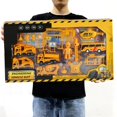 thumbnail image 1 of SUTENGDA Construction Vehicles Playset  Yellow  16 Piece, 1 of 8