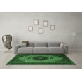 thumbnail image 3 of Ahgly Company Indoor Rectangle Medallion Emerald Green Traditional Area Rugs, 6' x 9', 3 of 4