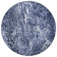 thumbnail image 2 of Addison Rugs Chantille Indoor/Outdoor Transitional Abstract Navy Washable Round Rug, 8' x 8', 2 of 6
