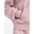 thumbnail image 4 of Scoop Women’s Mineral Washed Oversized Cropped Hoodie, Sizes XS-XXL, 4 of 5