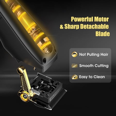 Hair Clippers for Men Cordless Hair Trimmer Electric Shavers for Men Set,Professional Barber Clippers for Haircut Grooming Kit+Foil Blade Shaver+Zero Gapped Trimmer,Gift for Him