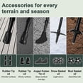 thumbnail image 5 of 2 Pieces Trekking Poles - Lightweight, Collapsible Trekking Poles for Backpacking Gear with Cork Grips, A Must-Have for Long-Distance Hiking and Mountaineering Enthusiasts, 5 of 6
