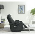 thumbnail image 4 of Electric Power Lift Recliner Chair for Elderly, Reclining Chair with Massage and Heat, Lounge Chair with 3 Positions, 2 Side Pockets, Cup Holders and USB Charge Ports, Gray, 4 of 7