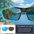 thumbnail image 3 of Polarized Wrap Around Sports Sunglasses for Men Women Driving Fishing Running Cycling Sun Glasses, 3 of 6