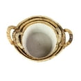 thumbnail image 6 of DecMode 16", 14", 13"W White Seagrass Handmade Two Toned Storage Basket with Handles, 3-Pieces, 6 of 8