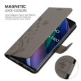 thumbnail image 4 of Oppo FIND X3 NEO Schutzhülle Hülle - mit Blumenmuster und Kartenfach, 4 of 5