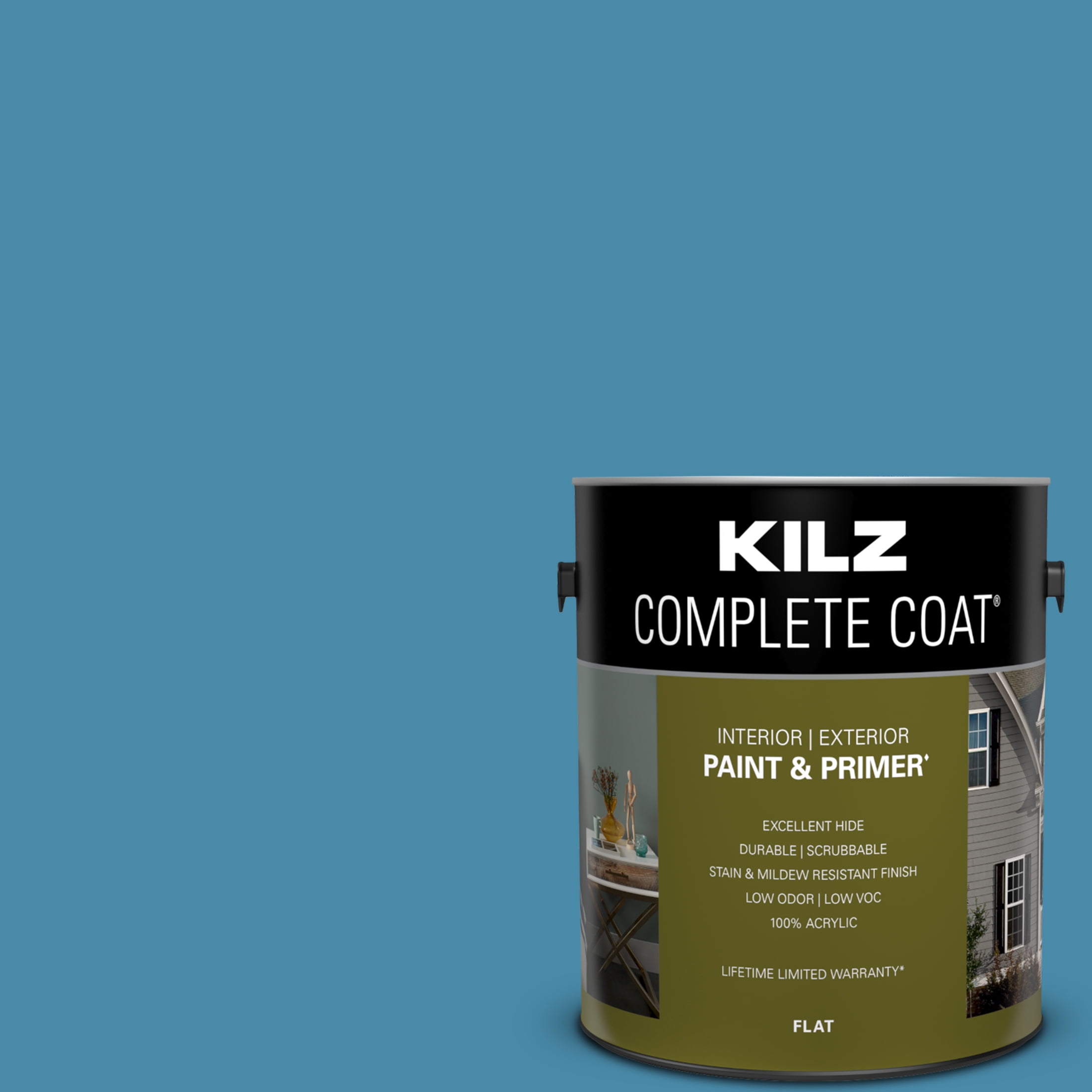 Blue Eyed Beauty, KILZ Complete Coat Interior/Exterior Paint & Primer, 1 Gallon #RD120-01