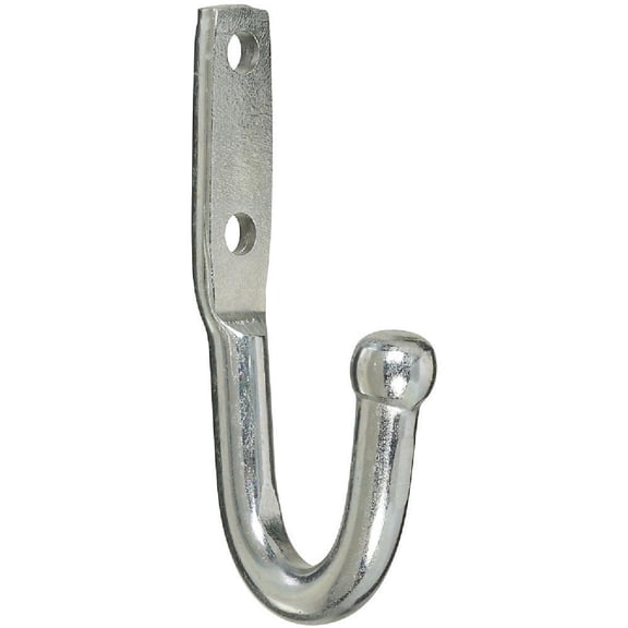 National Hardware Tarp Rope Hook SP2052BC - Zinc Plated - Pack of 1, Silver