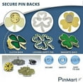 thumbnail image 5 of PinMart St. Patrick's Day Lapel Pin – Shamrock Pins, Irish Enamel Pin, 5 of 6