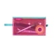 thumbnail image 4 of Bolsa Popgear 3 En 1, Color Rosa, Azul y Verde con 3 Cierres., 4 of 4