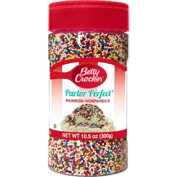 BETTY CROCKER - Rainbow Nonpareils 10.5OZ ( Pack of 12)
