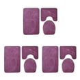 thumbnail image 4 of kurtrusly 3pcs Absorbent Bathroom Mat Set For Luxurious Bathing Experience Anti-slip PJ210906-A001 3Set, 4 of 6