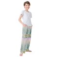 thumbnail image 3 of FORMRS Boys Pajama Pants with Pockets Size 11-12Y Kids Lounge Sleep Bottoms, Green Deer, 3 of 8