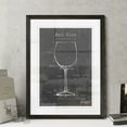 thumbnail image 2 of Barware Blueprint III - Barnwood Framed Print - 18 x 24 - Black, 2 of 4