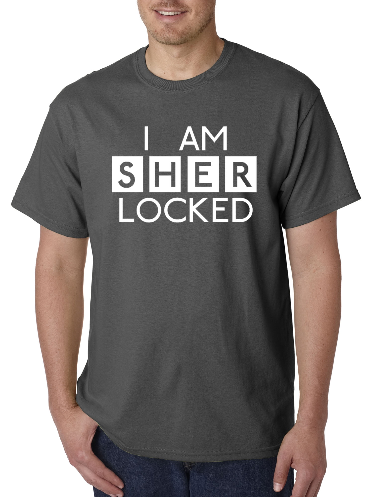 True Way True Way 2 Unisex T Shirt I Am Sherlocked c Sherlock Holmes Nbsp 3xl Charcoal Walmart Com Walmart Com