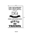 thumbnail image 2 of Vinil decorativo MARKPRO UN HOMBRE CON UNA NUEVA IDEA 60 X 90, 2 of 3