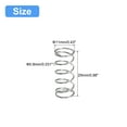 thumbnail image 2 of Compression Spring, 5Pcs 304 Stainless Steel, 11mm OD, 0.8mm Wire, 25mm Length, 2 of 6