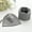 Gray, variant on Herrnalise Baby Winter Warm Cute Solid Color Soft Cotton Hat Cap Scarf Neck Warmer