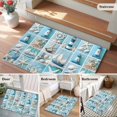 thumbnail image 6 of Area Rugs 2x3,Nautical Lighthouse Rudder Starfish Non Slip Washable Rug Indoor Carpet Soft Floor Rugs for Home Living Room Bedroom Dining Room Office, 6 of 9