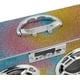thumbnail image 5 of Wireless Express - Altavoz Boombox con luces LED - Altavoz Bluetooth retro con radio FM mejorada - Perfecto para el hogar y el exterior (Swirl Bling), 5 of 5