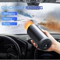 thumbnail image 4 of Hugtrwg Calentador Coche 12V Práctico Ventilador Calefacción Eléctrica Accesorios para Automóviles (sin Soporte), 4 of 7