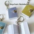 thumbnail image 2 of 5Pcs Miniature PVC Notebook Keychain 35x45mm Pocket Note Book Memobook Journal Keychain For Bag Charm, 2 of 12