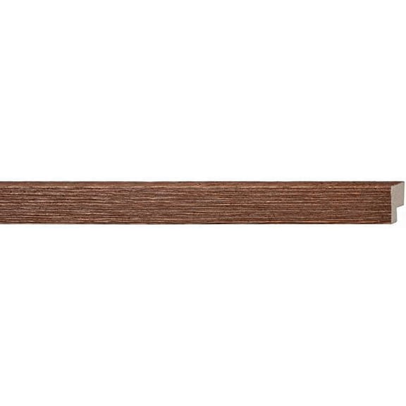 Picture Frame Moulding (Wood) 18Ft Bundle - Distressed/Aged Color Finish - 1" Width - 1/2" Rabbet