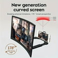 12-Inch Curved HD Mobile Phone Screen Amplifier - 1:1 Isotropic ...