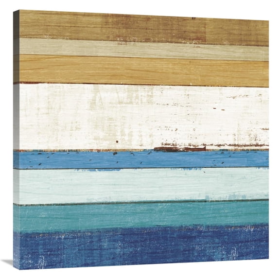 Global Gallery's 'Beachscape IV' By Michael Mullan Stretched Canvas Wall Art