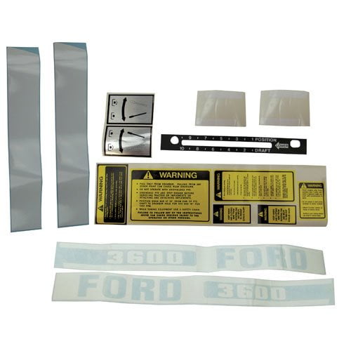 Ford Decal Set, 3600 197581, Vinyl