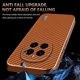 thumbnail image 5 of AZNS For Honor Magic7 5G Case Electroplating Carbon Fiber Texture PU + TPU Phone Cover - Green, 5 of 5