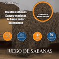thumbnail image 3 of Juego De Sábanas Hotelera Matrimonial Microfibra Premium incluye 4 Fundas De almohada Mod-C13 MELOCOTTON HOGAR, 3 of 4