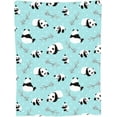 thumbnail image 2 of Yibo Cute Panda Blanket Flannel Soft and Comfortable Anti-static Bed Sofa Blanket, 2 of 5