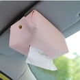 thumbnail image 4 of Soporte Para Pañuelos De Coche, Soporte Para Cubierta Facial Para Coche, Dispensador De Caja De Pañuelos De Cuero Pu Para Coche, Accesorios Para Interior De Coche Methold VI012092-01, 4 of 6