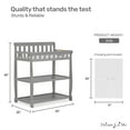 thumbnail image 6 of Dream On Me Ashton Changing Table, New Zealand Pinewood, 1 inch Mattress Pad included, Steel Grey, 6 of 6