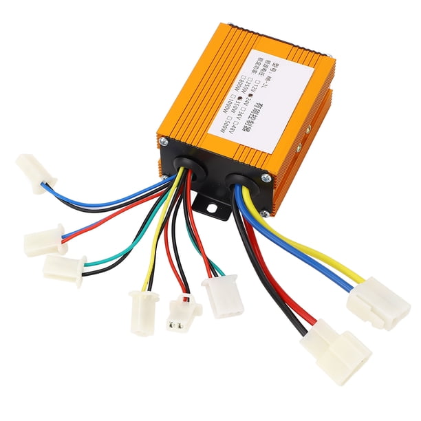 Controlador De Motor De Bicicleta Eléctrica, Controlador Cepillado De Bicicleta Eléctrica De aleación De Aluminio Eficiente 24V 350W Para Triciclo