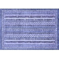 thumbnail image 1 of Ahgly Company Indoor Rectangle Abstract Blue Modern Area Rugs, 7' x 10', 1 of 4