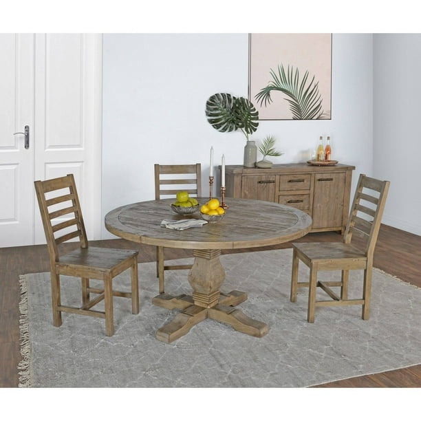 Kosas Home Quincy 55 In Round Dining, What Size Rug For 55 Inch Round Table