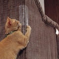 thumbnail image 3 of Transparent PVC Cat Scratch Protectors for Furniture - 4 Pack S Size (15x30cm) - Anti-Scratch Guards to Protect Sofas from Cats - Easy Install & Remove Furniture Shield with Gift Box Packaging, 3 of 5