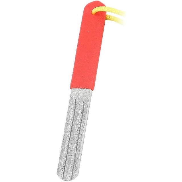 Hook Sharpening Stone, Double Side 400/180 Grits Hook Diamond Sharpening Stone, Durable Fish Hook Sharpening Tool, Diamond Hook Grinding File for Outd