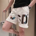 thumbnail image 5 of Pantalones cortos de secado rápido con hielo para hombre, estampado floral, para el hogar, con gráficos de anime, novedad en Y2k, holgados, elegantes, ajustados, cortos y delgados, 5 of 5