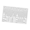 thumbnail image 4 of Calcomanía para ventana de casa de pueblo navideña, calcomanía para vidrio, calcomanía estática antiadherente para ventana de vidrio, festival de, 4 of 8