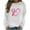 White cheap stuff under 5 dollars, variant on Dyegold Women Breast Cancer Sweatshirts No Hood Ribbon Graphic Crewneck Sweatshirt Pink Ladies Teen Girls Pullover Loose Breast Cancer Survivor Winter Shirts Trendy Hoodie Casual Tops