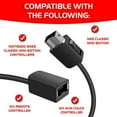 thumbnail image 5 of EEEkit 2Pcs Extension Cable Cord Fit for Super Nintendo SNES Classic Edition Controller (2017), Mini NES Classic Edition (2016), Wii, Wii U, 10ft Extension Power Cord, 5 of 8