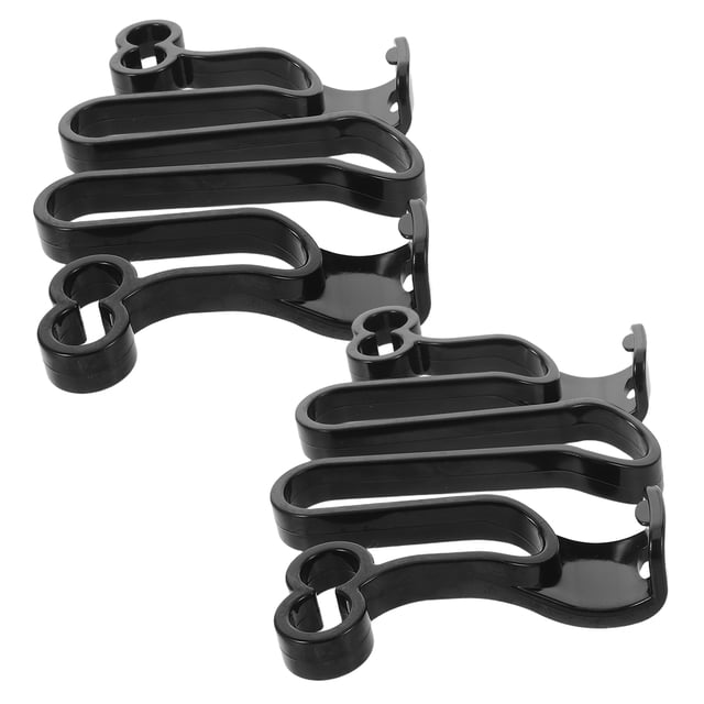 TABLETREANDS 2Ud Para De Asiento En Auto Negro Soporte Universal Para Colgar Bolsas Y Objetos